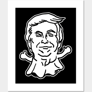 US President Trump Halloween Ghost Costume Posters and Art